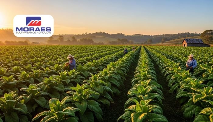 Preparo do solo para o plantio do fumo utilizando o Plantio Direto