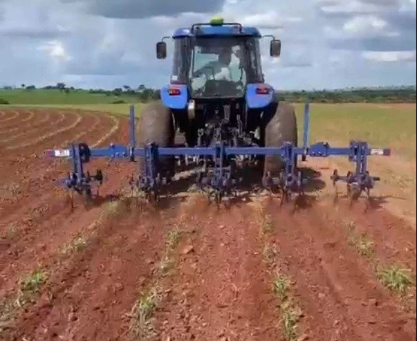 cultivador Vibro Moraes modelos 810 820 830 em lavoura