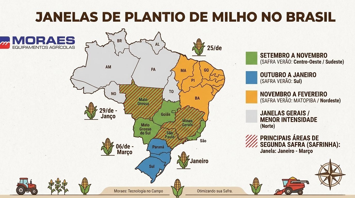 calendário de plantio de milho por região do Brasil mês a mês calendário de plantio de milho por região do Brasil mês a mês