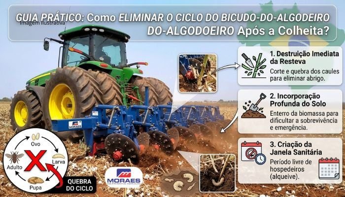 Como eliminar o ciclo do bicudo-do-algodoeiro no pós-colheita? Como eliminar o ciclo do bicudo-do-algodoeiro no pós-colheita?