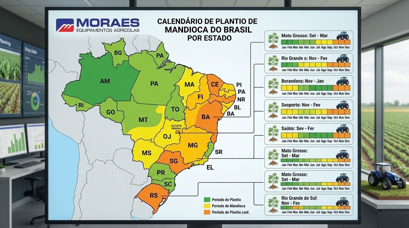 calendário de plantio de mandioca por estado brasil quando plantar
